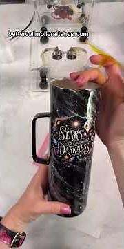 Applying a UV DTF Decal to Milky Way Epoxy Free Hyperion Tumbler