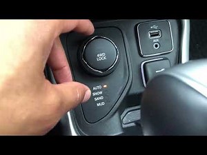 Jeep Compass - 4 Wheel Drive Mode as well as sand snow and mud mode