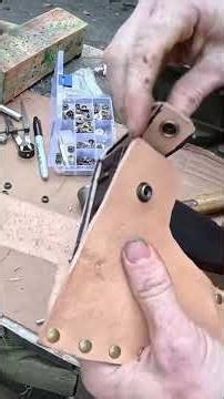 DIY Axe Sheath: Budget-Friendly Methods & Tool Guide #shorts