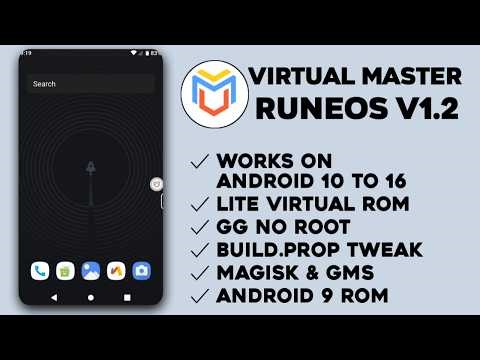 Virtual Master v3.2.58 | RuneOS v1.2 Custom ROM Magisk Rooted Android 9