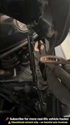 Hood Damper Repair #autodiy #automobile #carrestorationproject