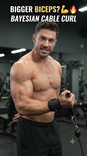 Bayesian Cable Curl 🔥💪 | Build Bigger Biceps With Maximum Stretch!
