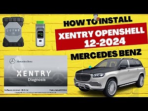 How to install Xentry Openshell 12 2024 Mercedes Benz
