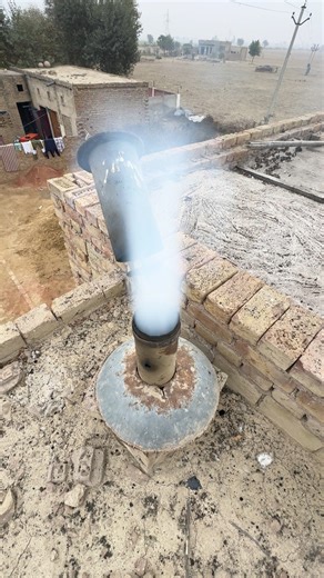 A Ruston engine made in England !Look how much smoke it's giving off early in the morning #engine #ruston | Raju ki Masti