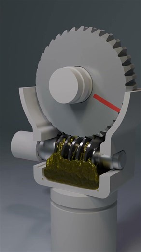 How a Worm Gear Actually Works ⚙️ #shorts