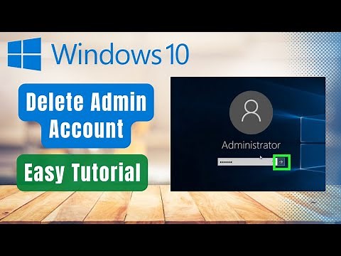 How to Delete Account Administrator on Windows 10