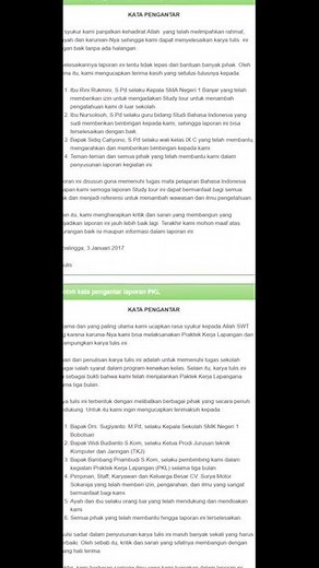 Contoh Kata Pengantar yang Baik dan Benar