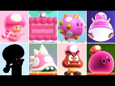 Super Mario Bros. Wonder - All Special Toadette Transformations