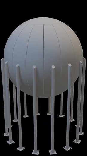 (2) Basic pressure vessel 3D model #alibre #3dmodeling #animation