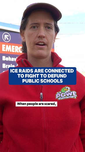 Fear is a weapon. When our communities are scared and divided, it becomes easier for billionaires to defund our schools and silence immigrant families. We can’t let them diminish our power. Anna, Durham Association of Educators #OrganizeTheSouth #DurhamRising