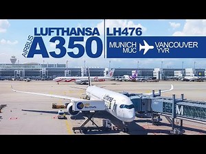 LUFTHANSA AIRBUS A350 | Economy Class from Munich