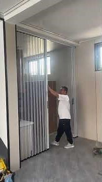 No-drill folding door installed in 10 minutes