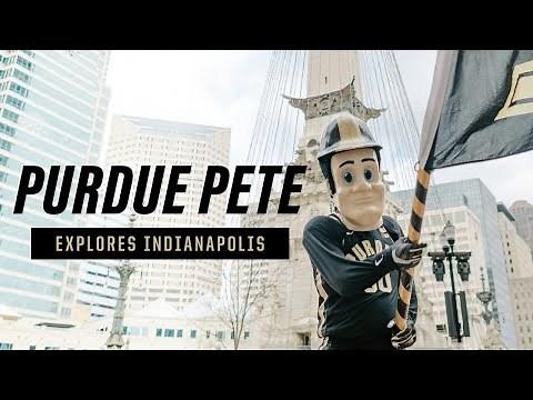 See Purdue Pete explore Purdue University in Indianapolis and its city