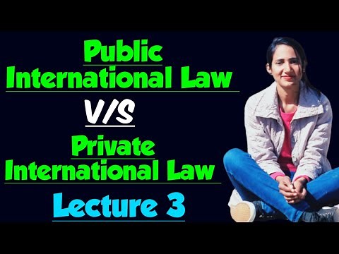 Difference between Public and Private International Law | Public versus Private International Law