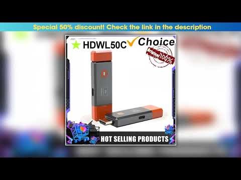 50M Wireless HDMICompatible Video Transmitter Receiver Kits Extender Adapter TV Stick Dongle for