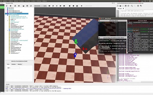 webots与ros联合仿真-自定义模型与ros节点通信