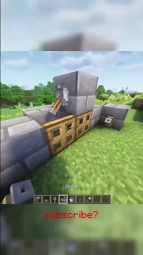 easy string duper in minecraft!! #minecraftshorts #minecraft #gaming #shorts