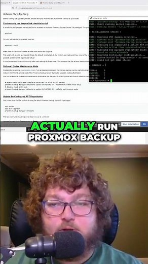 Proxmox Backup Server 3 to 4 Upgrade: Easy Guide #shorts