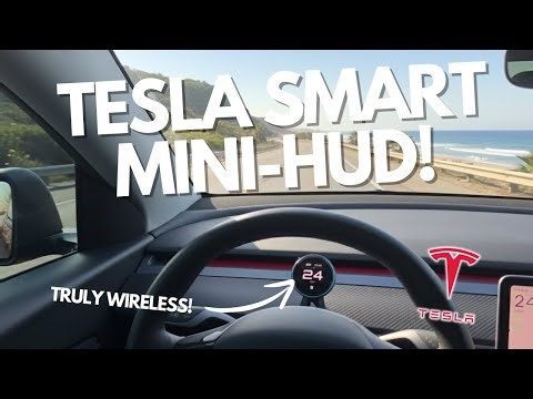 Ultimate Tesla Model Y Mini-HUD Review: Truly Smart, Wireless, & Minimalist