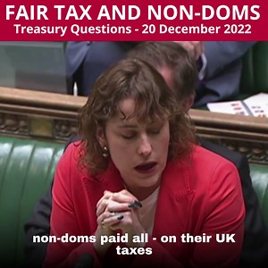 📺 WATCH: At Treasury Questions, I ask about the Government's failure to clamp down on the non-dom tax status. Labour's plan to scrap this status would raise £3.2bn for the Exchequer. We'd use that cash to pay for the biggest expansion of the NHS workforce in history. It simply isn't fair for working people to be clobbered with high taxes while the wealthiest get tax advantages.👇 | Andrew Gwynne MP
