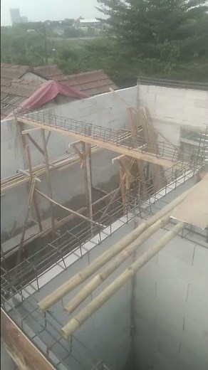 Pemasangan besi sloof untuk ukuran rumah lantai 1