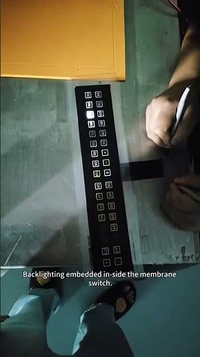 How to Options Membrane Switch keypad Backlighting #membranekeypad #membraneswitch #membranepanel