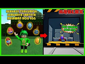 Selesaikan Semua Easter Egg & Lawan Boss (Build A Boat) - Roblox Indonesia