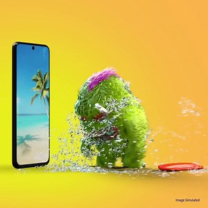 Get less bezels and more view with the expansive Infinity-O Display on the Galaxy M51, powered by Super AMOLED Plus technology. | Samsung