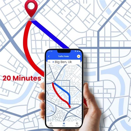 GPS Route Finder App G2