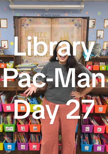 Library Pac-Man Day 27: Getting Lost Books Back!