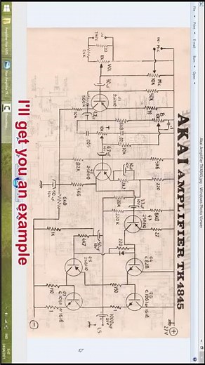 Understanding How an Audio Amplifier Works Through a Schematic Diagram.