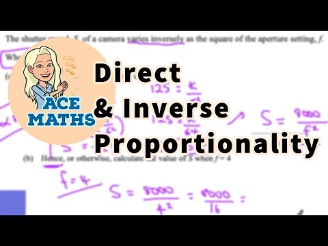 GCSE & IGCSE Maths - Direct and Inverse Proportionality In Context