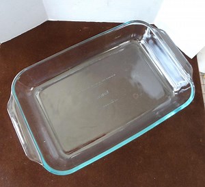 1980s Pyrex Rectangle Baking Dish for Baking & Casseroles, by Corning, 3 Quart, Clear Glass, Made in USA, Vintage Kitchen Wares, Upcycle - Etsy