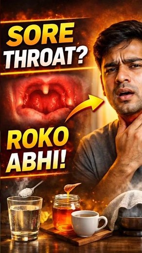 Before Sore Throat Starts, Do This!
