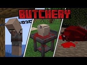 Butchery Mod: Te permite descuartizar mobs en Minecraft 1.20.1 - 1.21.4 (Forge y NeoForge)