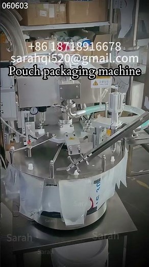 Pouch packaging machine spout bag filling and capping machine #pouchpackagingmachine