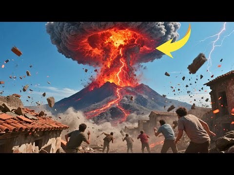 What if Pompeii's Volcano Woke Up? | AI Simulation in 4K