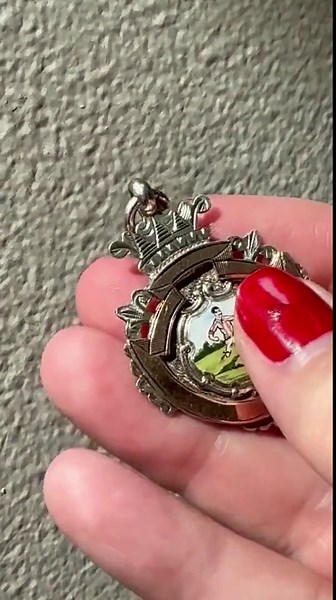 Vintage 1941-42 Sterling Silver British Football Club Award Pendant - Etsy