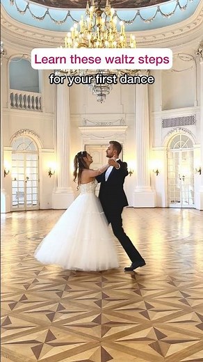 Learn these waltz steps for your first dance 💃🏼🕺 #weddingdance