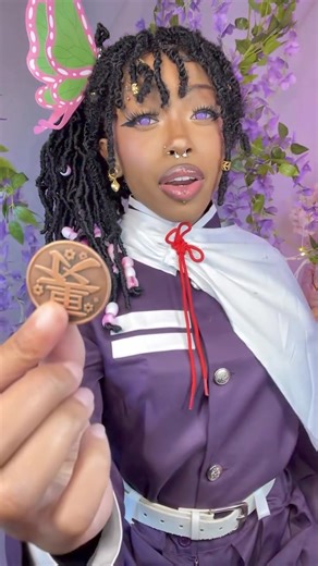 17K views · 988 reactions | A wonderful KANAO TSUYURI cosplay from Demon Slayer by @snickerdoodlechan | PUNK BLACK | Facebook