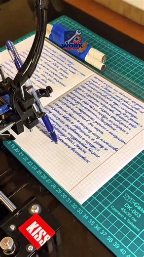 High Speed Robotic XY Plotter Writing Machine Mimics Handwriting