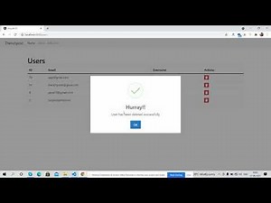 Angular 12 Crud Tutorial with Services - Delete User