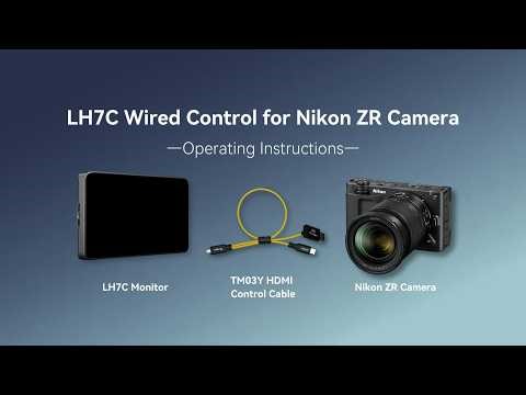 Portkeys LH7C Wired Control for Nikon ZR