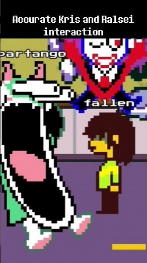 Accurate Kris and Ralsei Interaction (Deltarune) #shorts #fyp