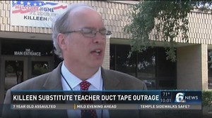 Substitute teacher duct tapes mouths of 10 students in fifth grade classroom