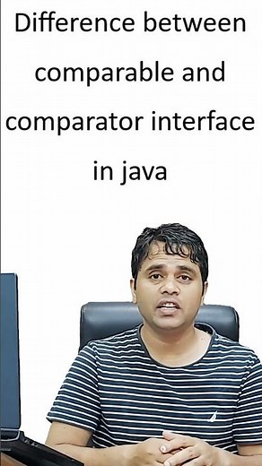 Interview Question #52 difference between comparator and comparable interface in java