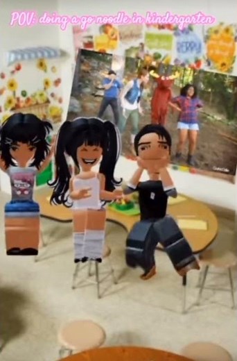 POV: doing a go noodle in kindergarten #gonoodle