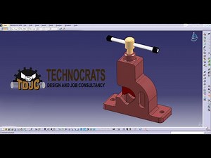 CATIA V5 | ASSEMBLY DESIGN MODEL | TUTORIAL 2 | PIPE VICE