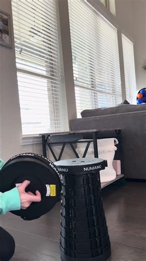 2-Pack Collapsible Telescopic Stools – Upgraded Heavy Duty Portable Chairs for Camping, Travel