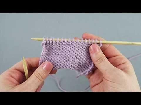 How to knit Reverse Stocking Stitch
